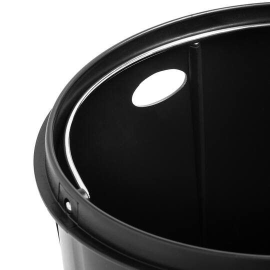 Honey Can Do 30L Soft-Close Round Stainless Steel Trash Can